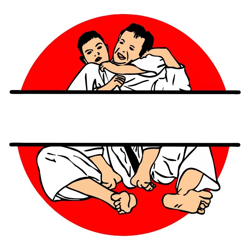 Judo Jiujitsu espace de serrage de cou pour le texte