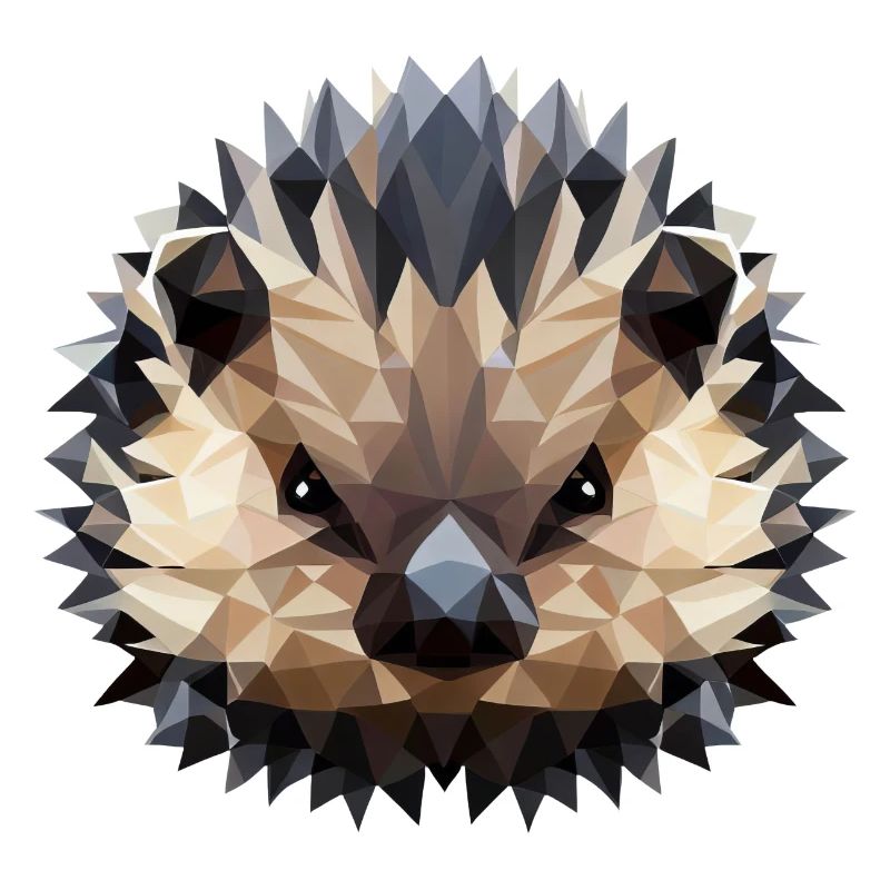 Polygon Hedgehog Design