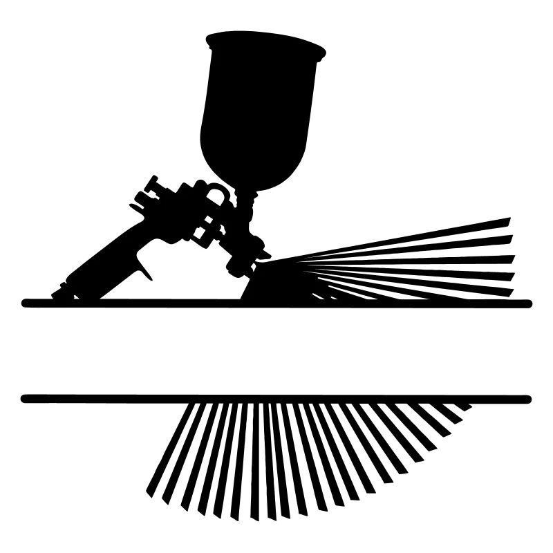 Spray with text banner