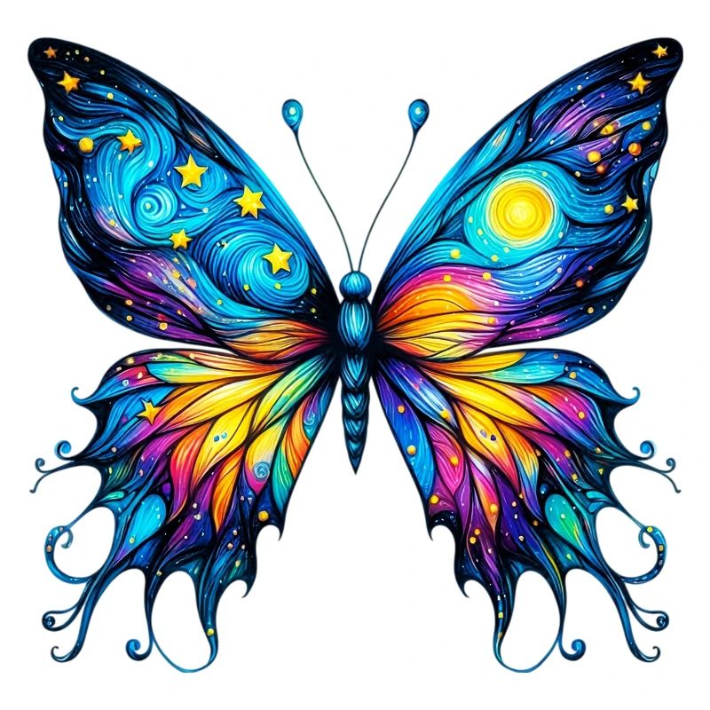 Papillon Van Gogh