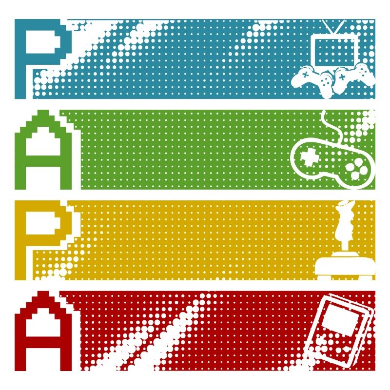 Retro Gamers Pixel Multicolor