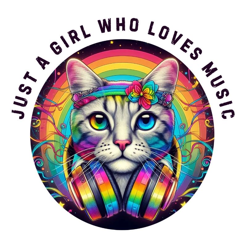 Lesbe. Einfach ein Mädchen, das Musik liebt