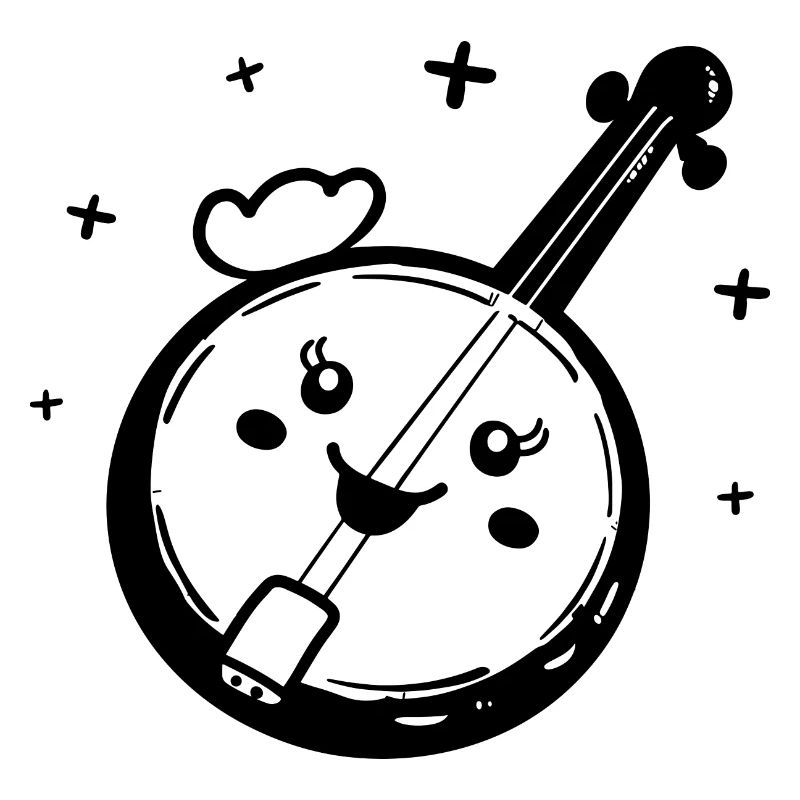 Banjo de dessin animé