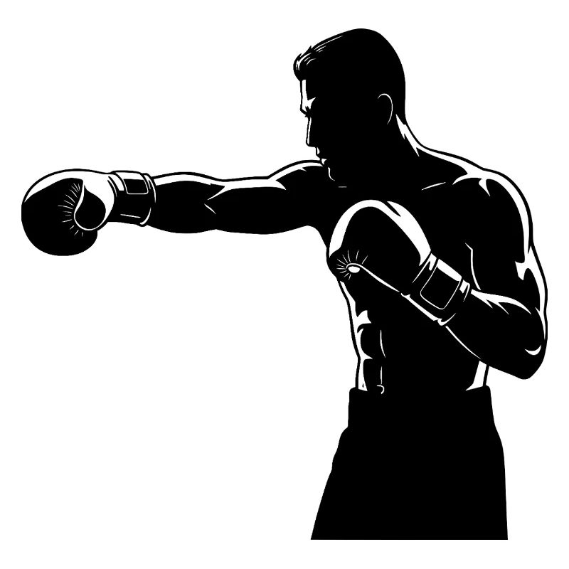 Boxing Ring Fighter Right Hook