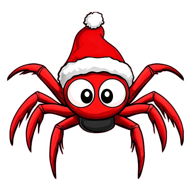Weihnachtsmann Spinne