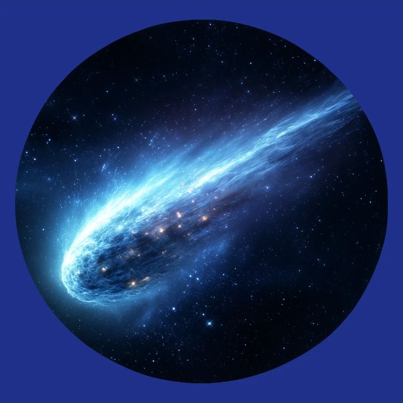 Astronomy Space Comet Streaking Tail