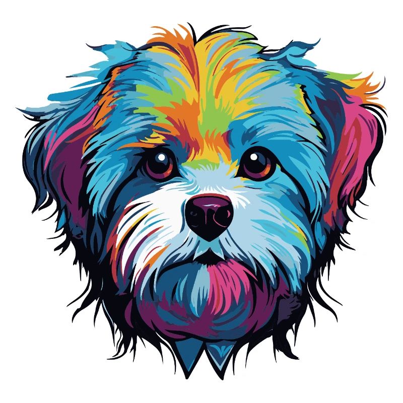 Dog Comic Dog Head