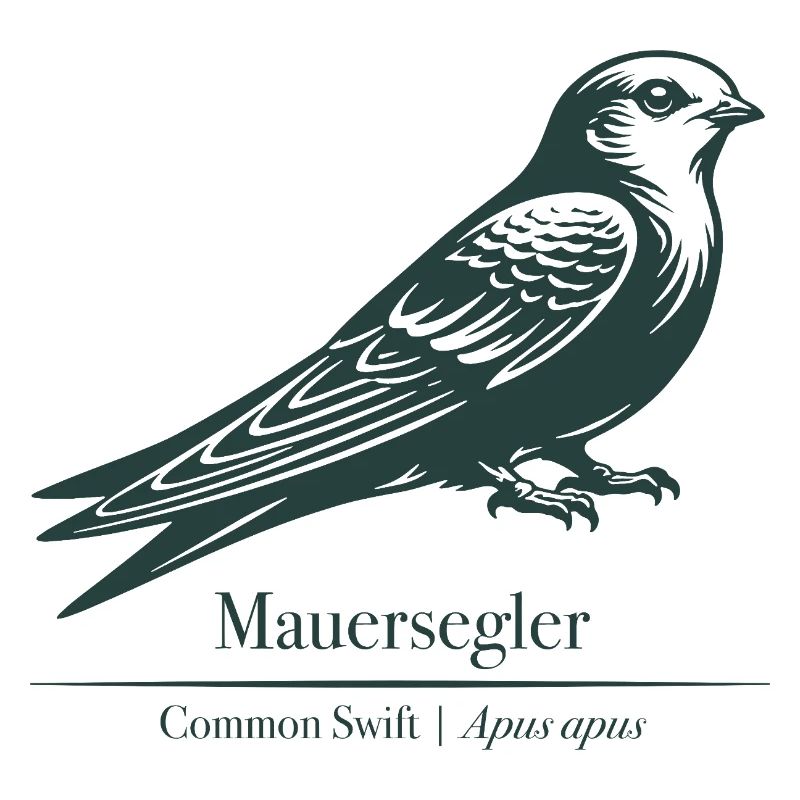 Swift Silhouette | Ornithology | Drawing