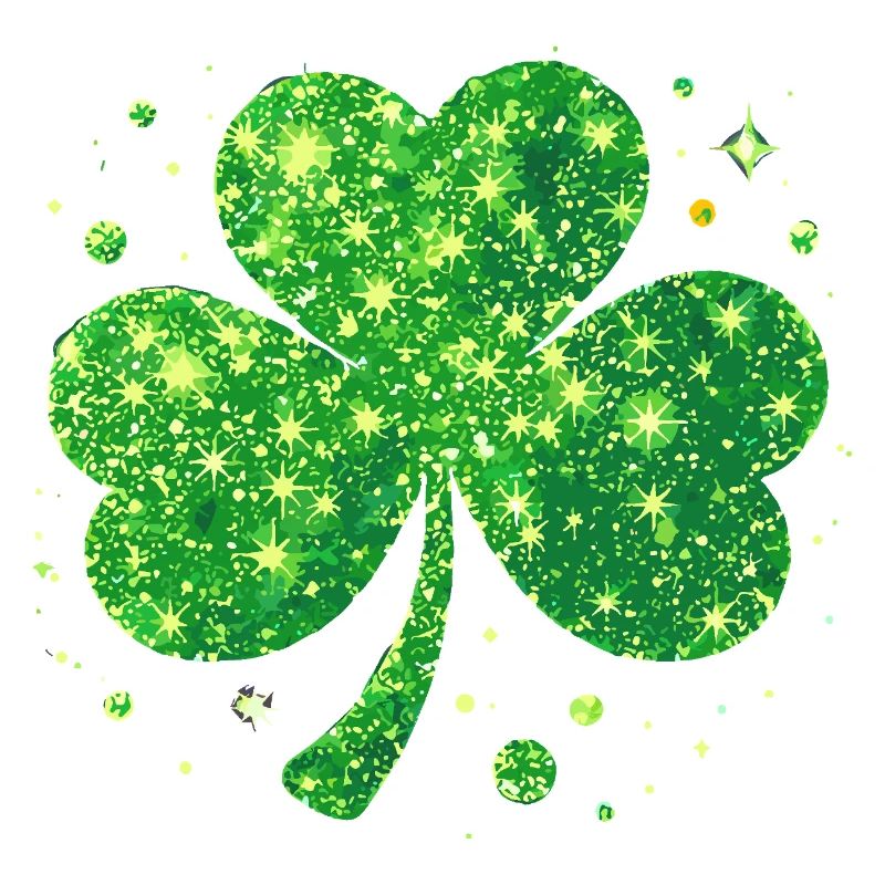 Fête de la Saint-Patrick Trèfle Lucky