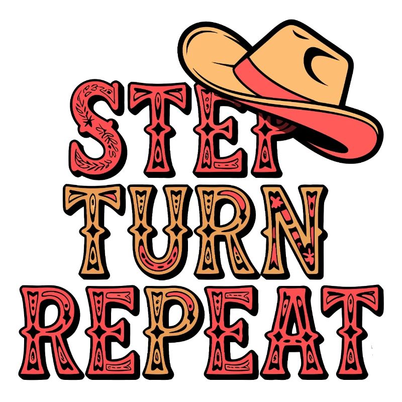 Line Dance Step Turn Repeat