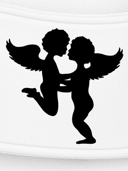 Deux anges baiser