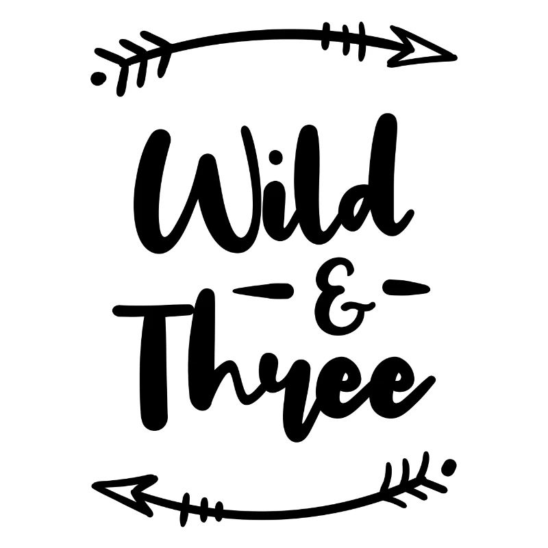 Third birthday 3 years old Three Number birth