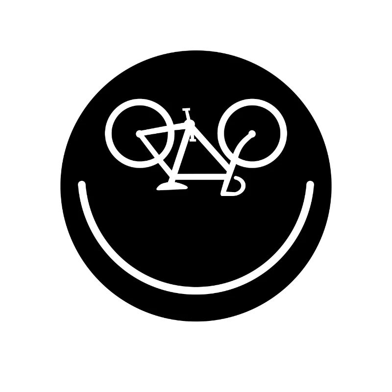 Bicycle smile, sticker