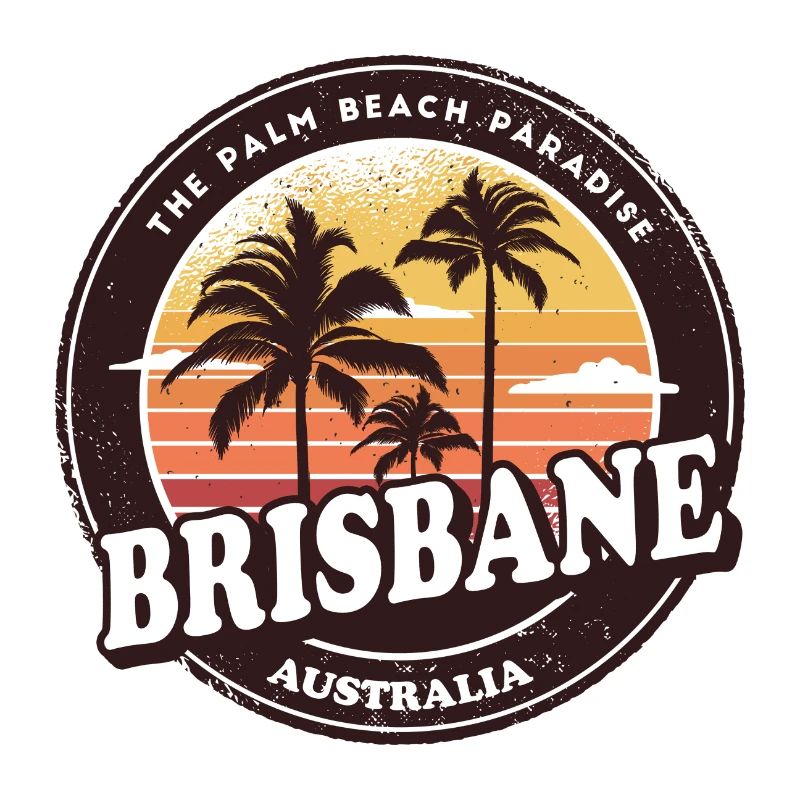 Brisbane Australia Vintage Beach Design