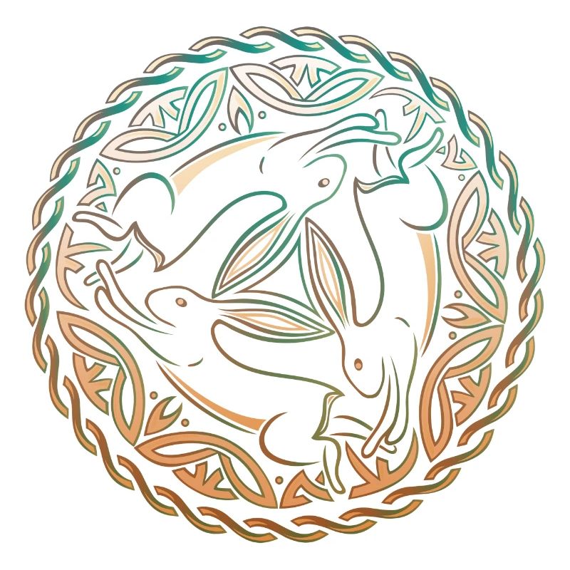 Three Rabbits Three Picture Easter