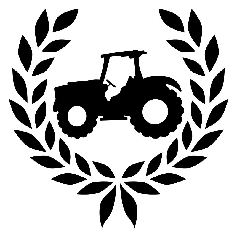 Lorbeerkranz Bauernhof Traktor