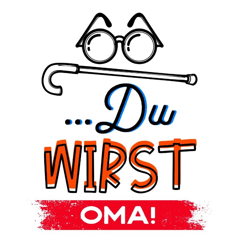 Großmutter Statement Oma Brille Sehschwäche Omi