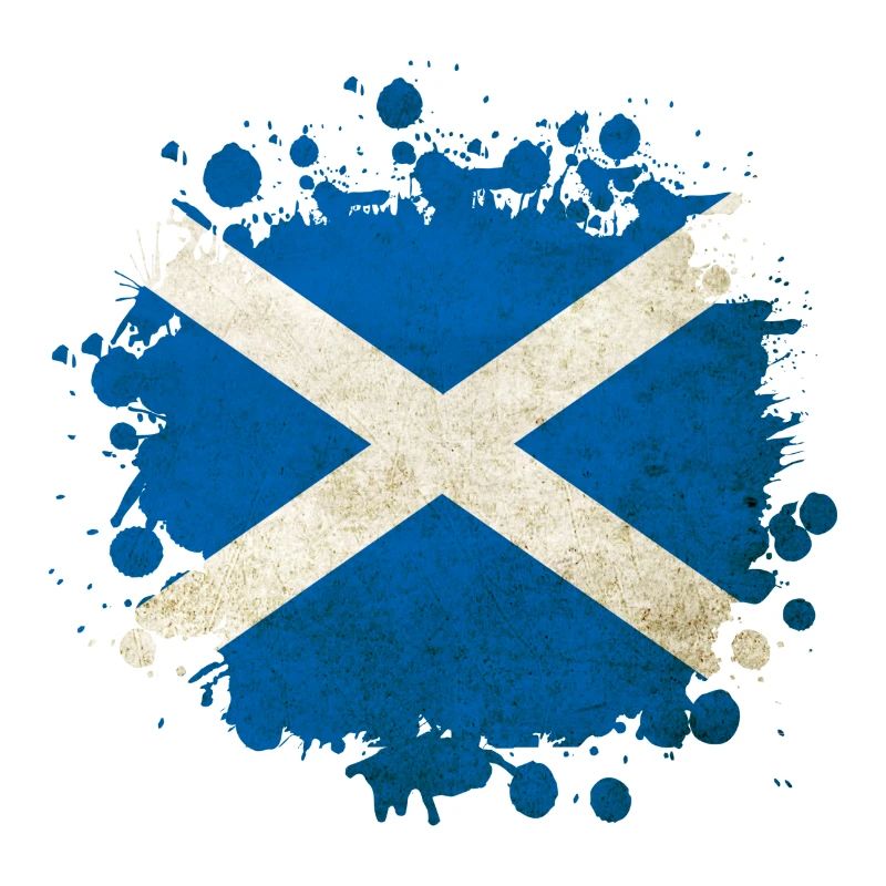 Conception des drapeaux blob en Écosse