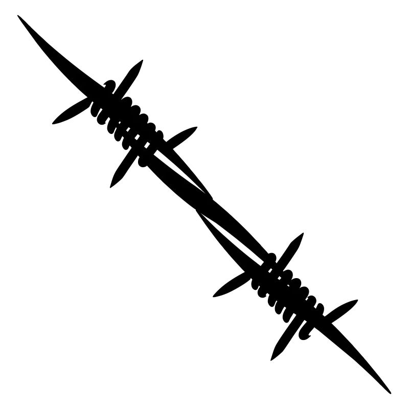 Barbed wire coupling piece