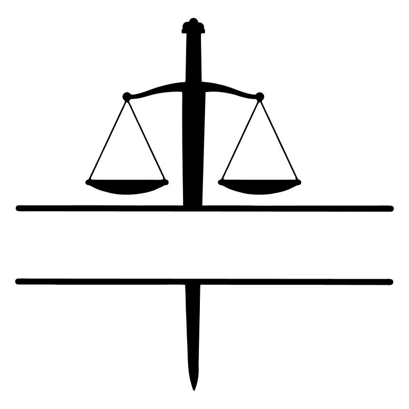 Monogramme de l’épée de justice
