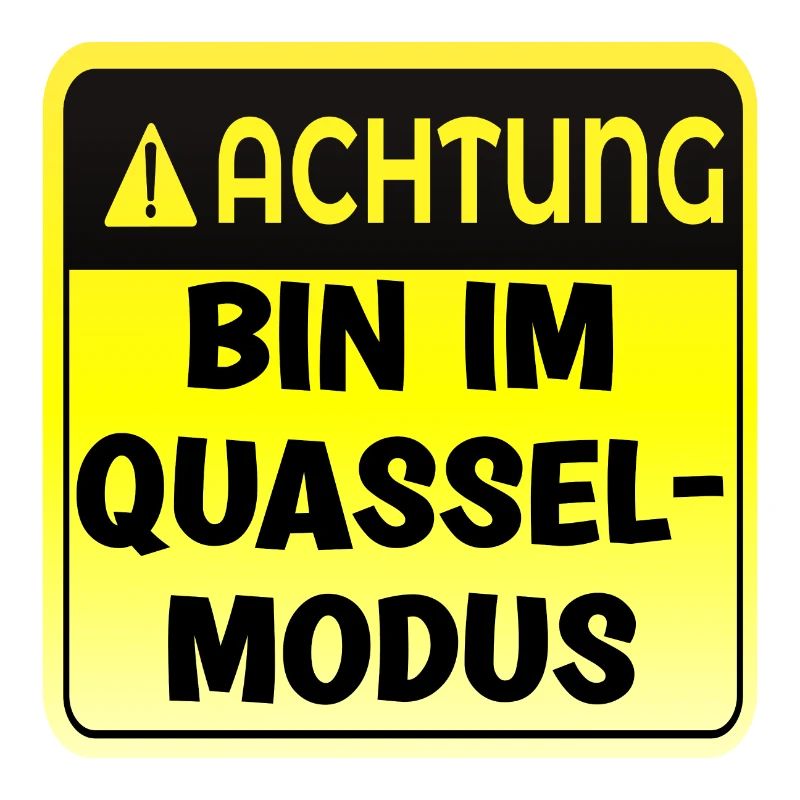 Lustige Muttertagssprüche - Quasselmodus Warnung