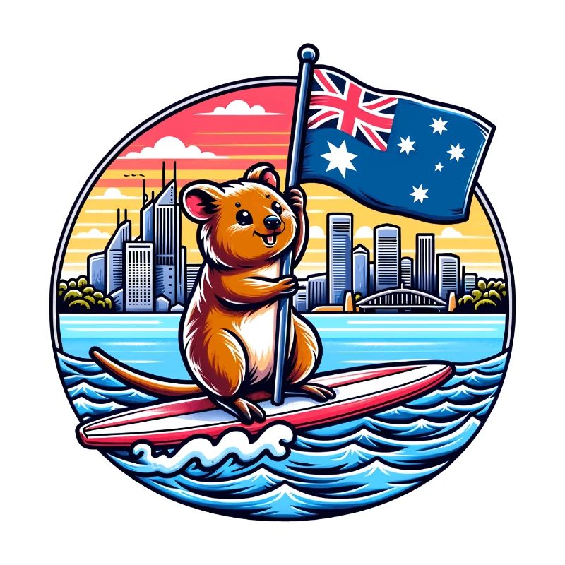 Design de surf australien Quokka
