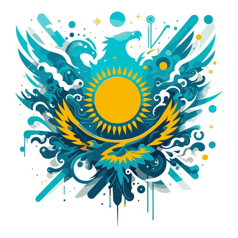 Kasachstan kunstvoll Geschenk