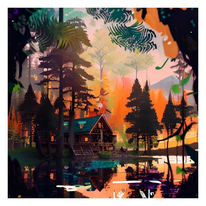 Cabane dans les bois