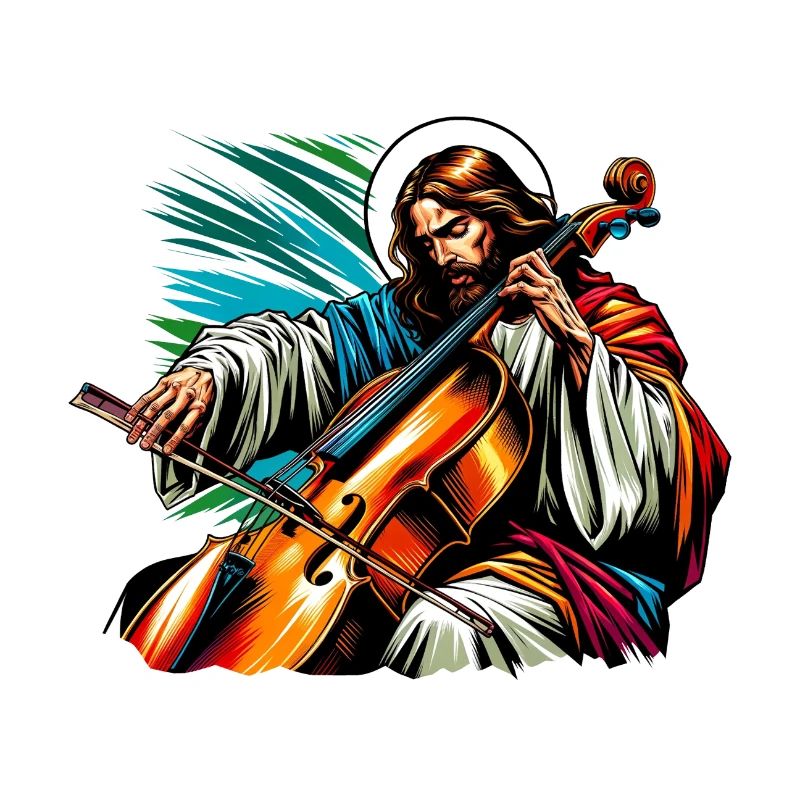 Conception musicale pour violoncelle Jesus Christ