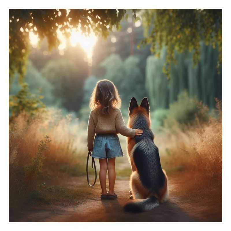 Deutscher Schäferhund Kunst