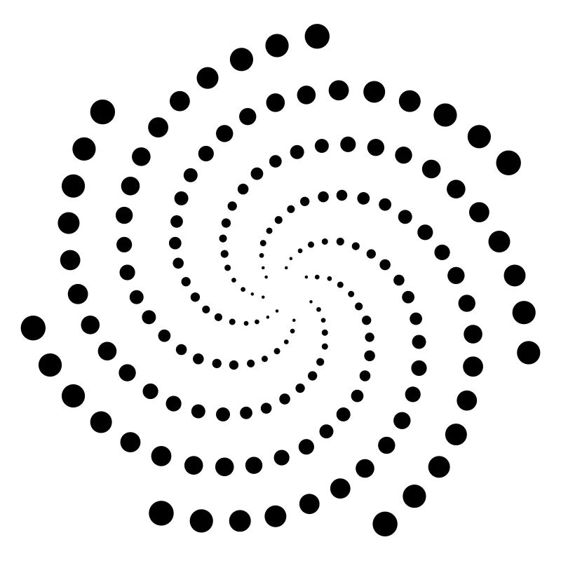 Tourbillon de points