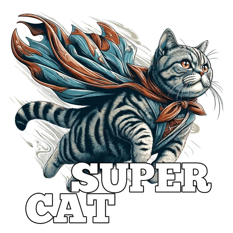 Super Katze Britisch Kurzhaar BKH getigert