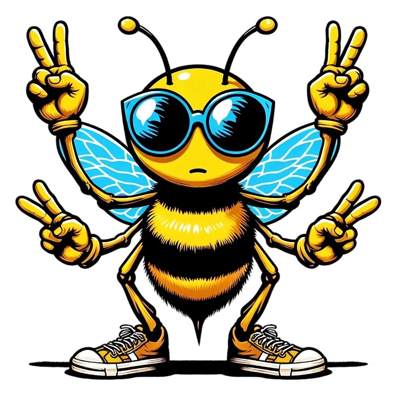 Bee with Sunglasses