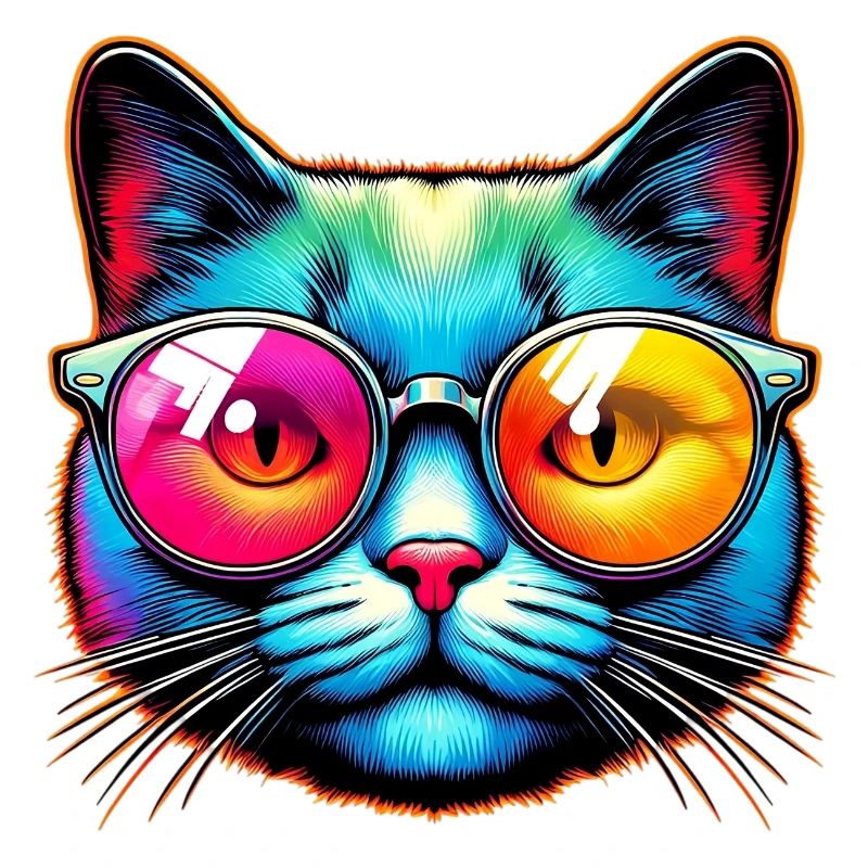 Puss with sunglasses