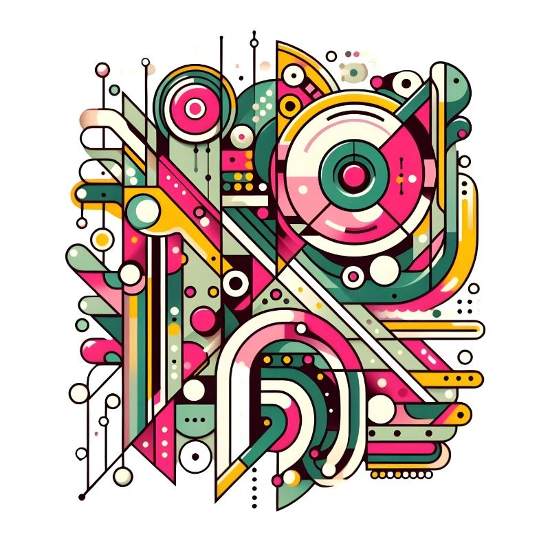 Neon Geometry — Hypergrid