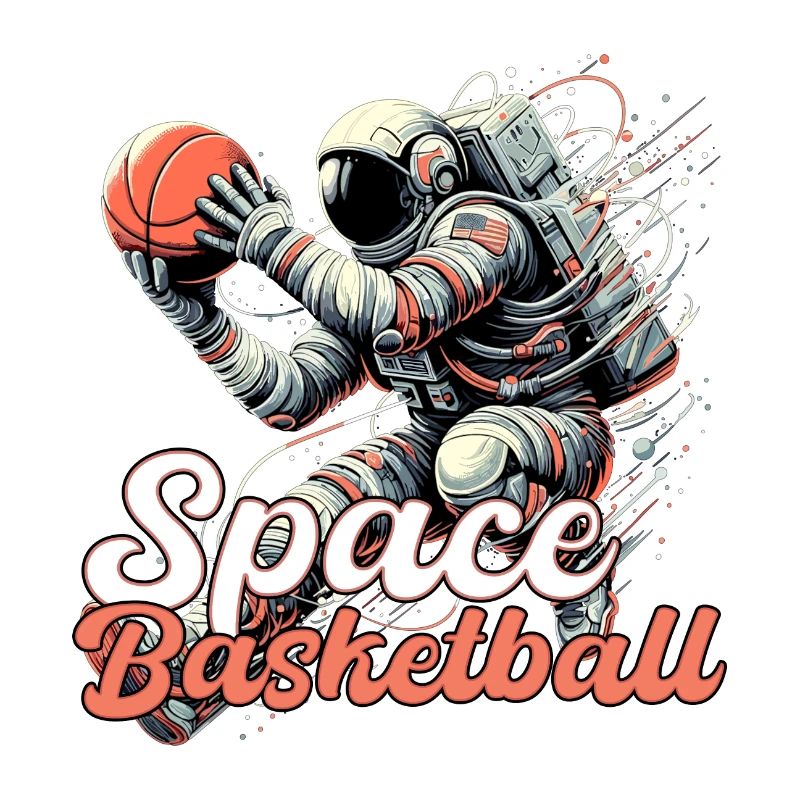 Cadeau d’astronaute de basket-ball de l’espace