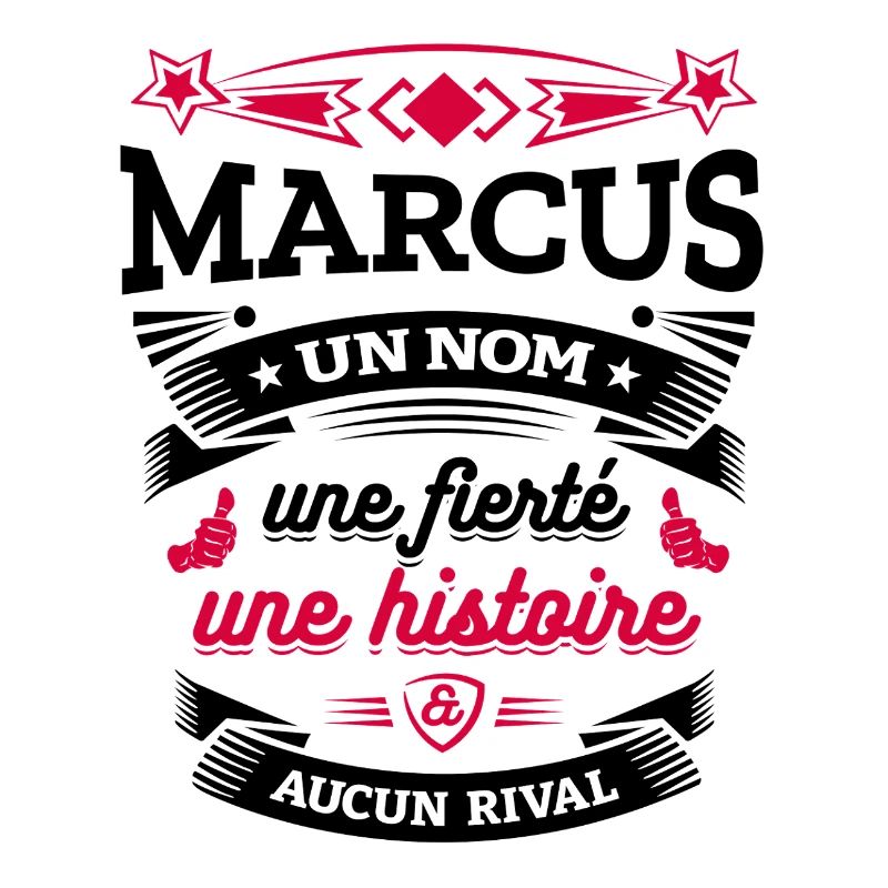 MARCUS UN NOM UNE FIERTÉ AUCUN RIVAL