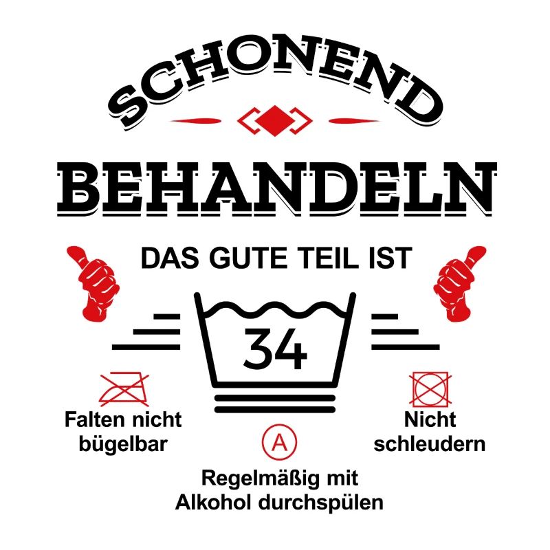 SCHONEND BEHANDELN 34. GEBURTSTAG