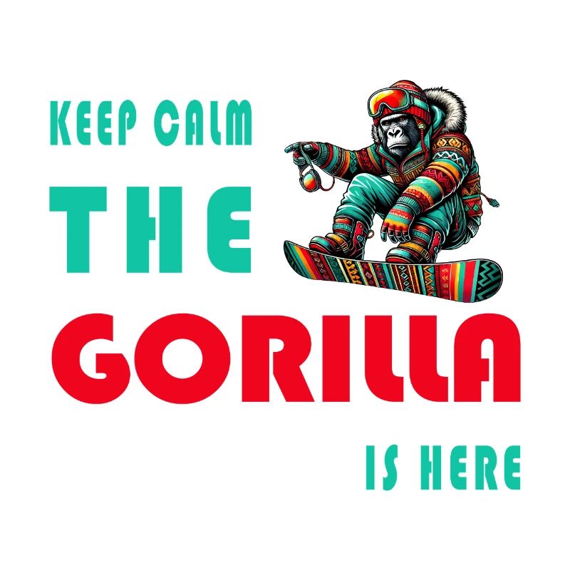 Keep calm - the gorilla is here