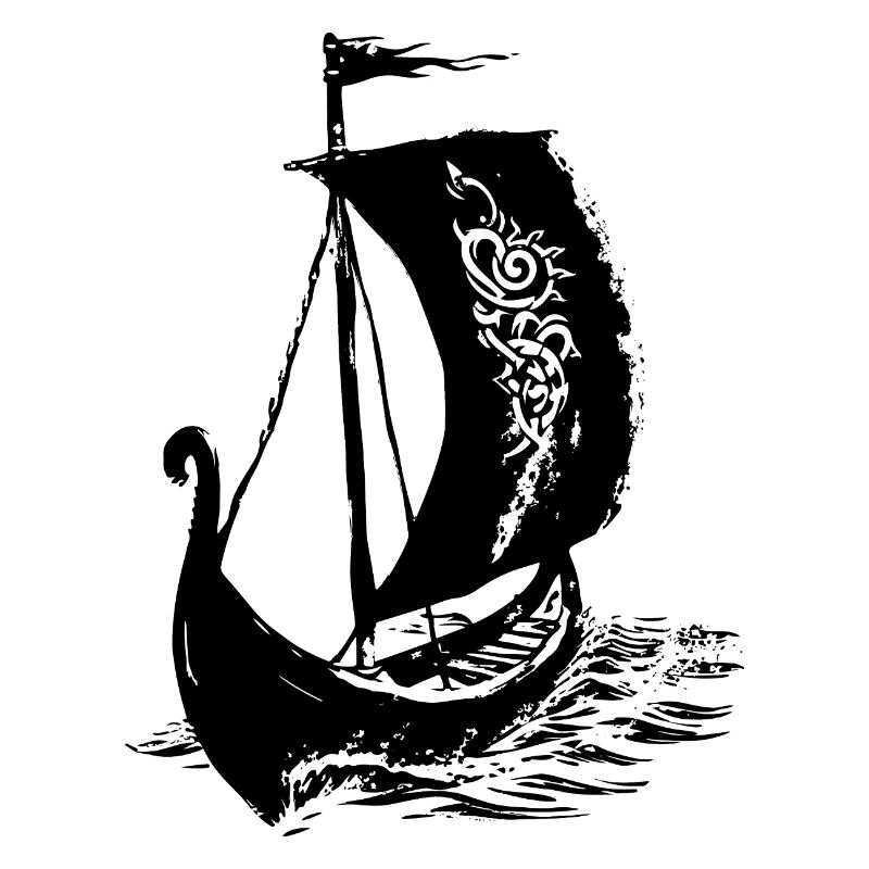 Wikinger-Langschiff