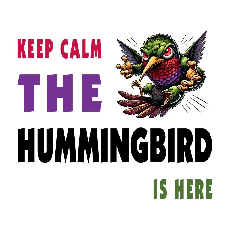 Keep calm - the hummingbird is here