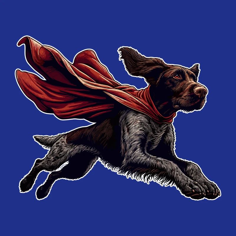 Super Hund Deutsch Drahthaar DD Pointer Geschenk