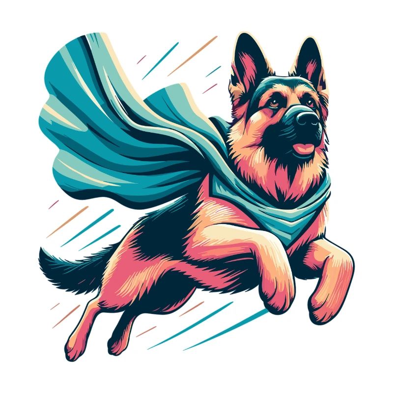 Super Dog German Shepherd Gift