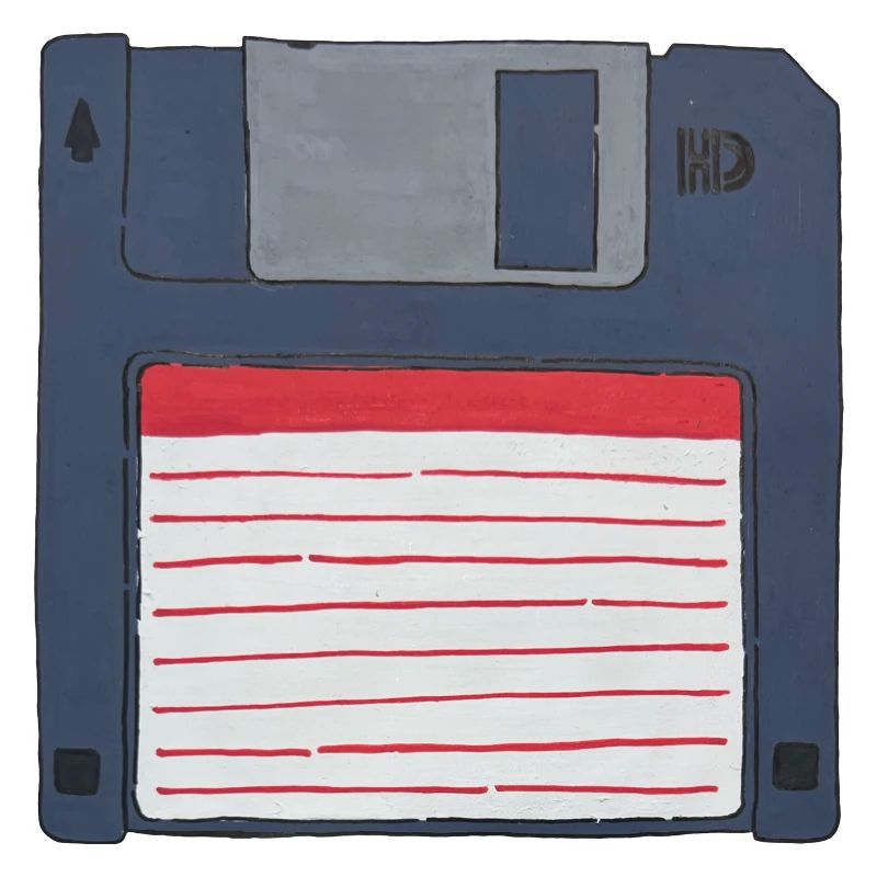 Floppy Disk Retro Vintage Old school 80s 90s