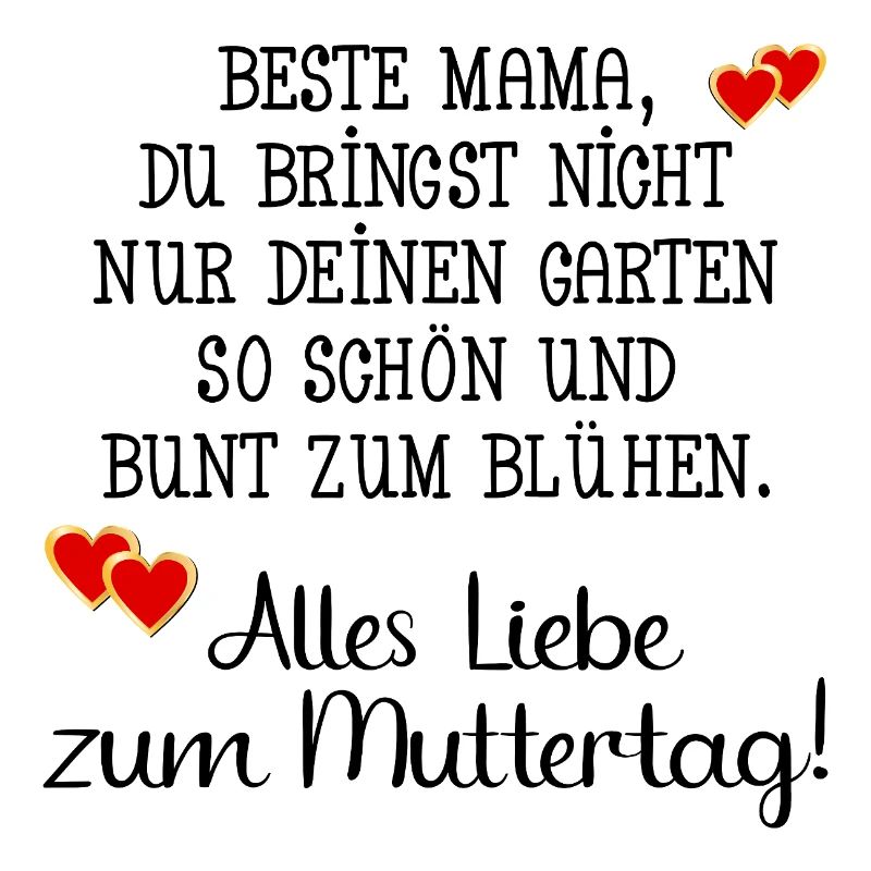 BESTE MAMA GÄRTNERIN - MUTTERTAG GARTEN