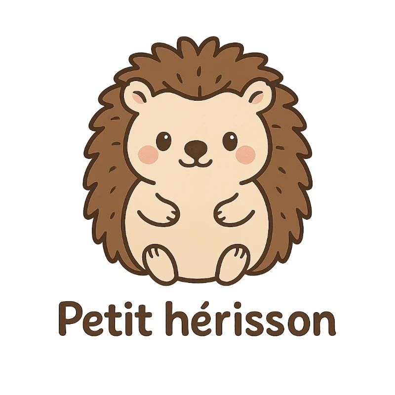 hérisson mignon "Petit hérisson"