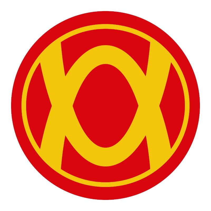 Retro Superhelden Emblem Design