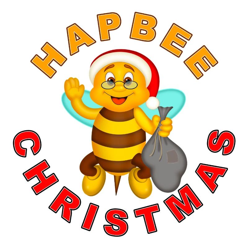 HAPBEE Christmas with text