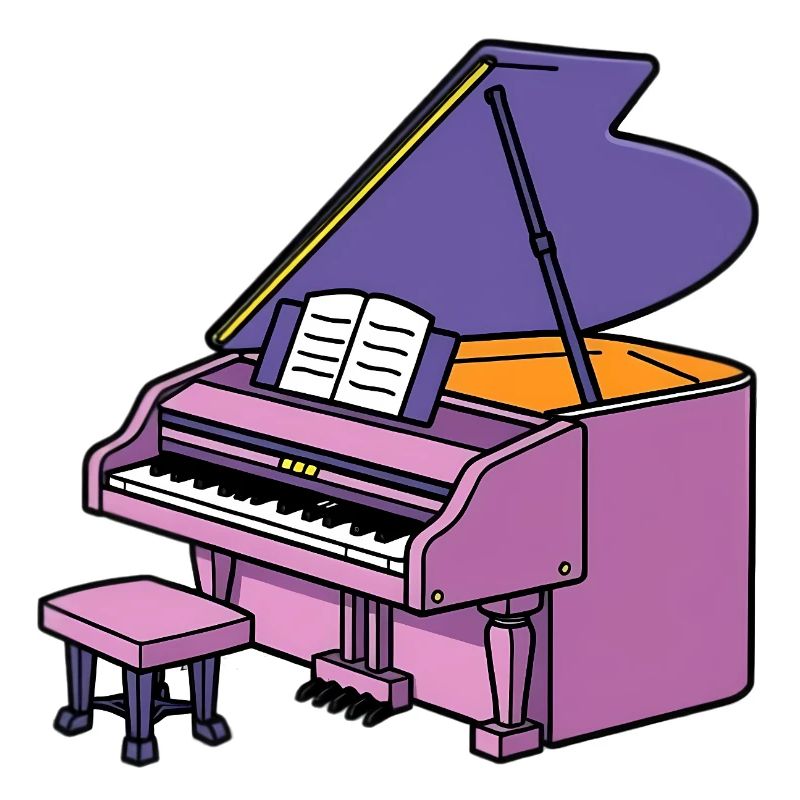 Piano à queue Piano