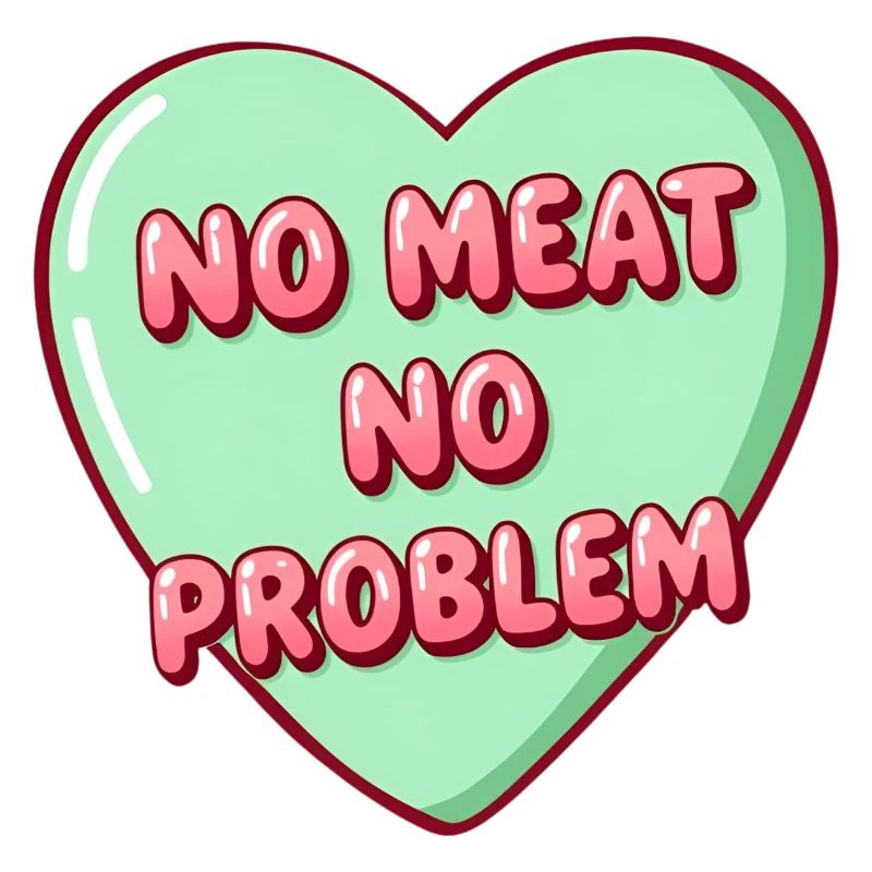 Mint Bubble Herz – No Meat No Problem
